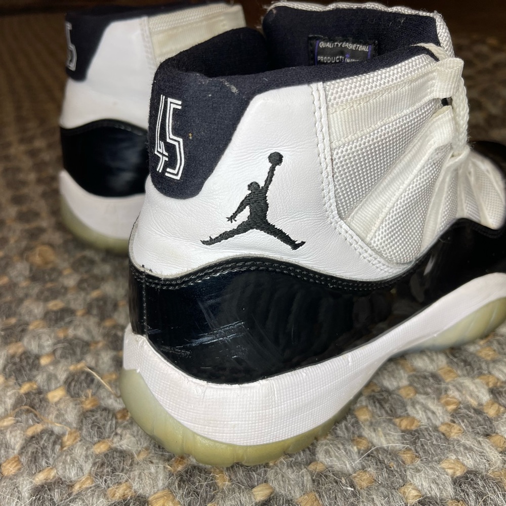 Nike Jordan 11 Retro Concord 2018 Black 378037-100 Men's Size 8.5 Sneakers